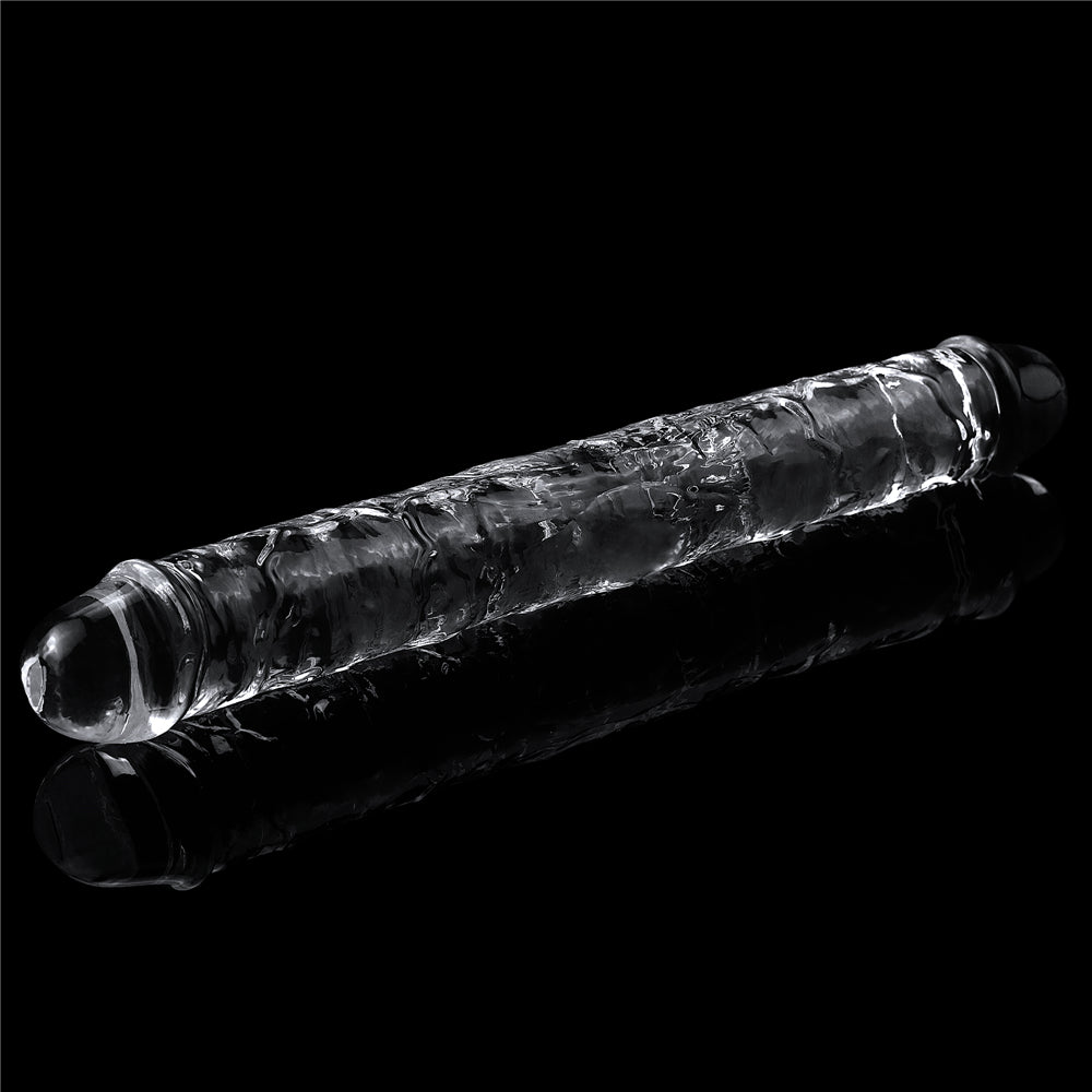 Flawless Flexible Double Dildo Transparent 30 cm.