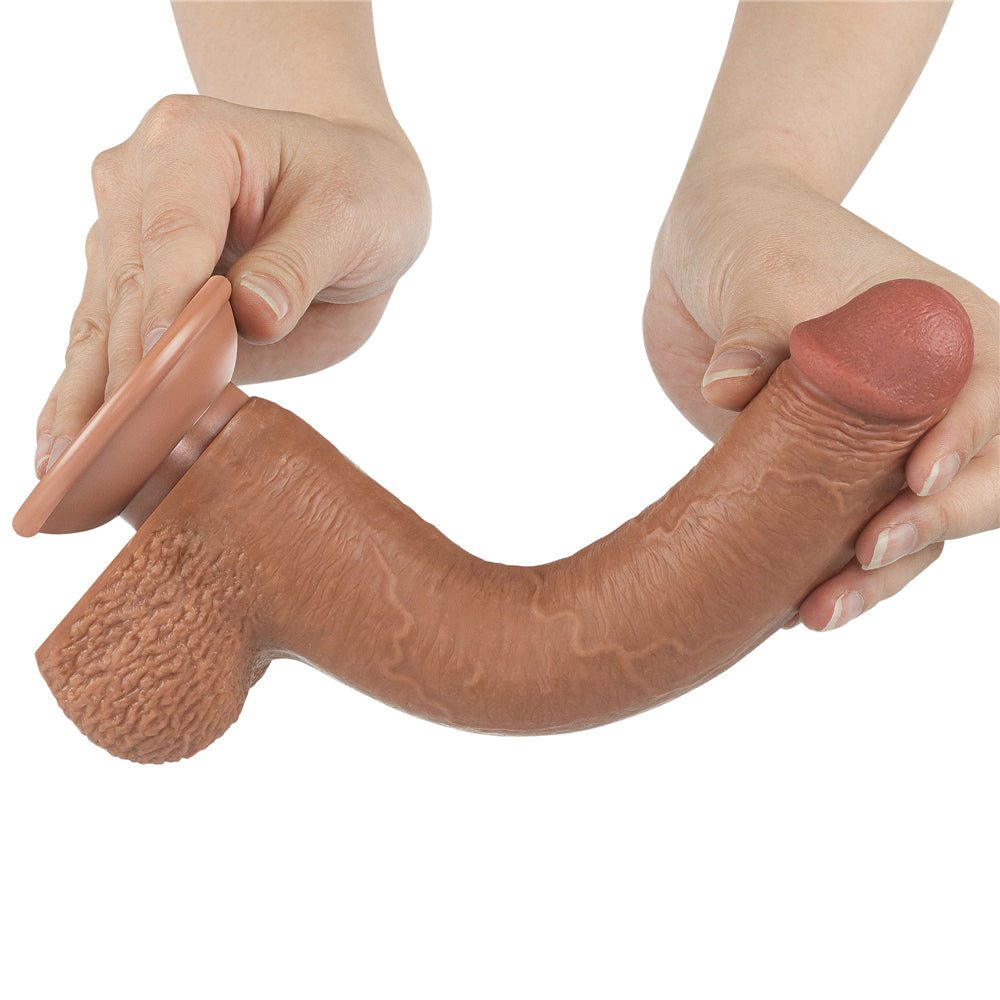 Flexible Realistic Double Layer Cyber Skin Dong 9"