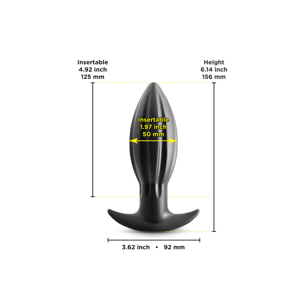 Flexible Silicone Butt Plug Bomba Medium