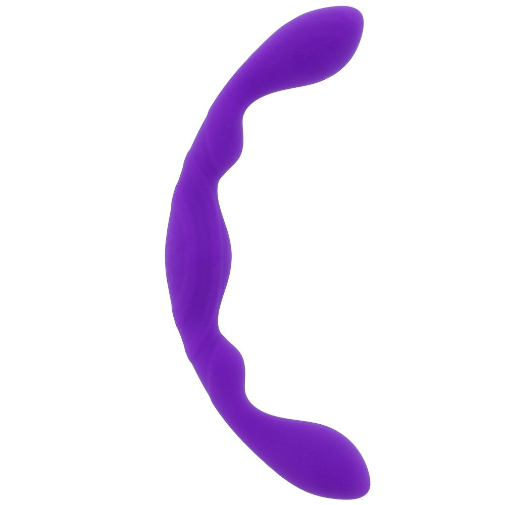 Flexible dildo silicone Luna 25cm purple.