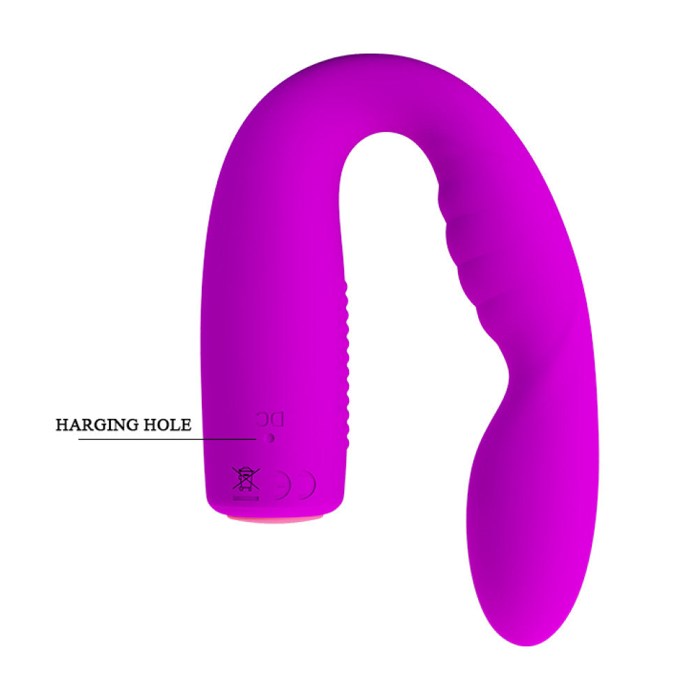 Flexible multifunctional vibrating massager made of Quintion silicone