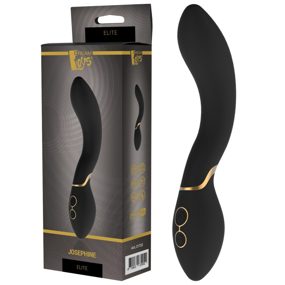 Flexible rechargeable G-spot silicone Josephin Elite vibrator