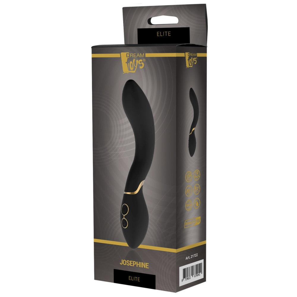 Flexible rechargeable G-spot silicone Josephin Elite vibrator