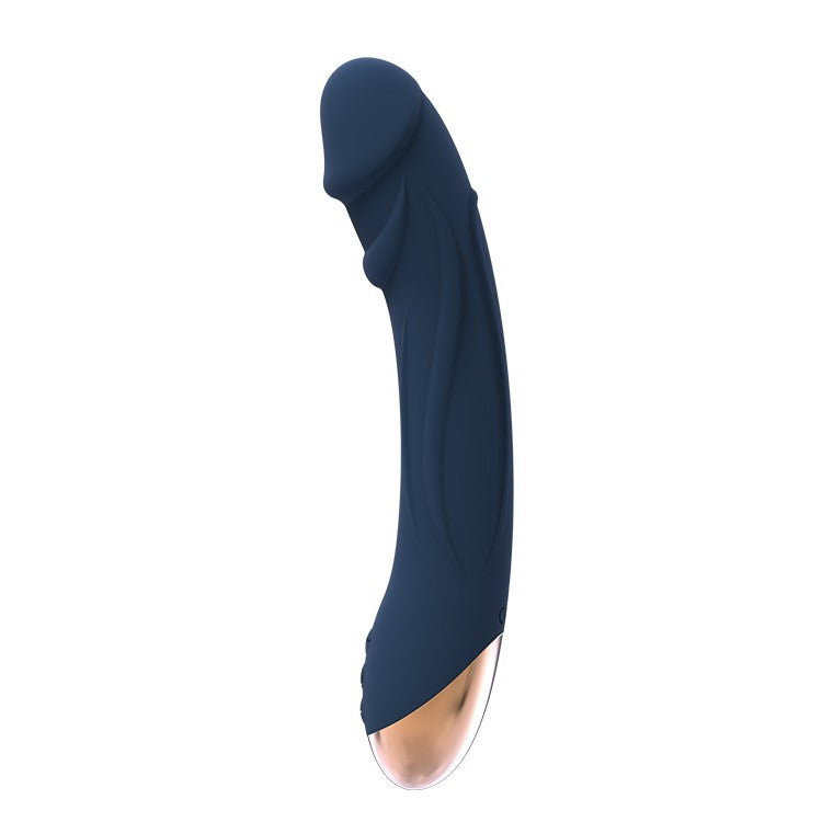 Flexible rechargeable G-spot vibrator with Boreas heating function