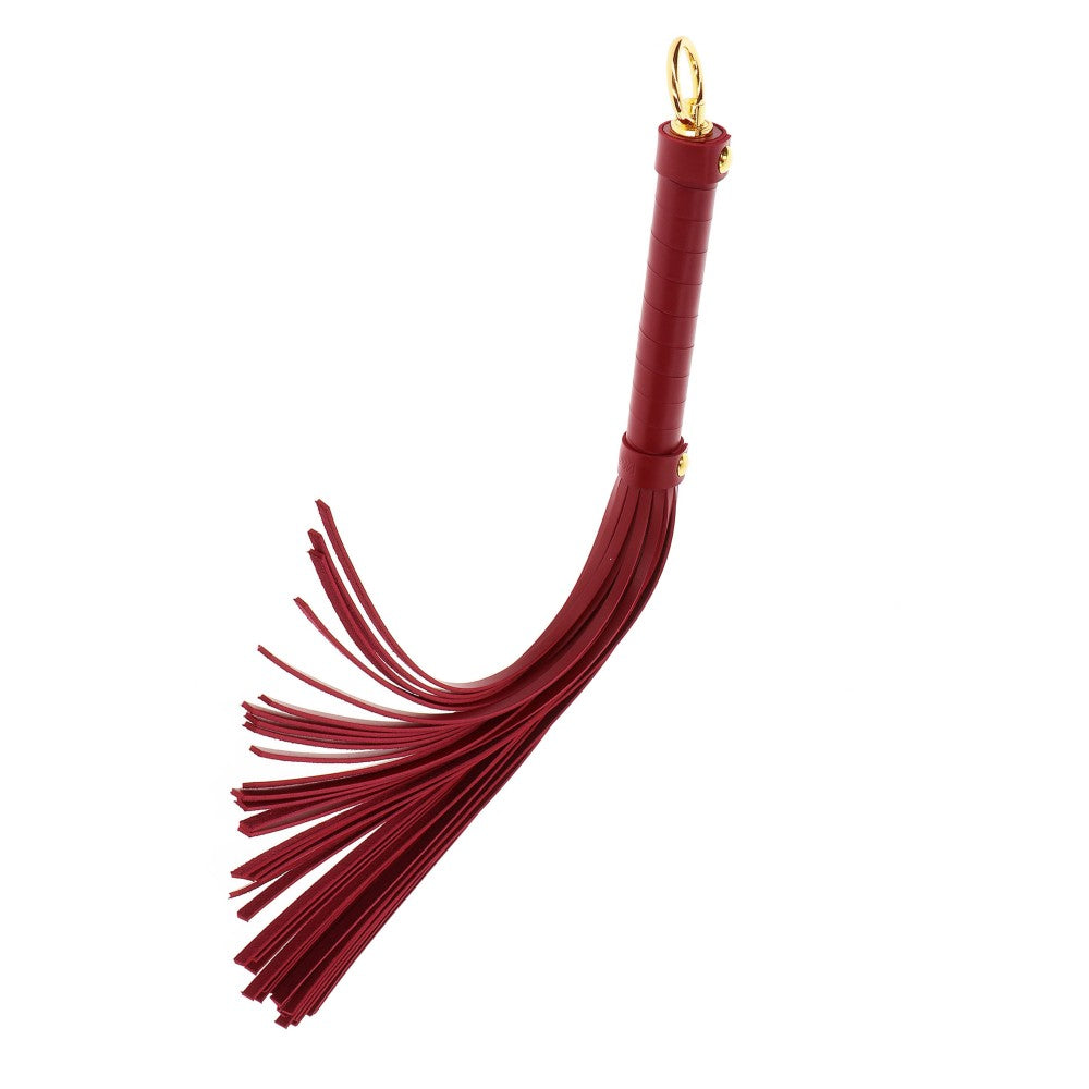 Flogging Whip with fringes Taboom burgundy