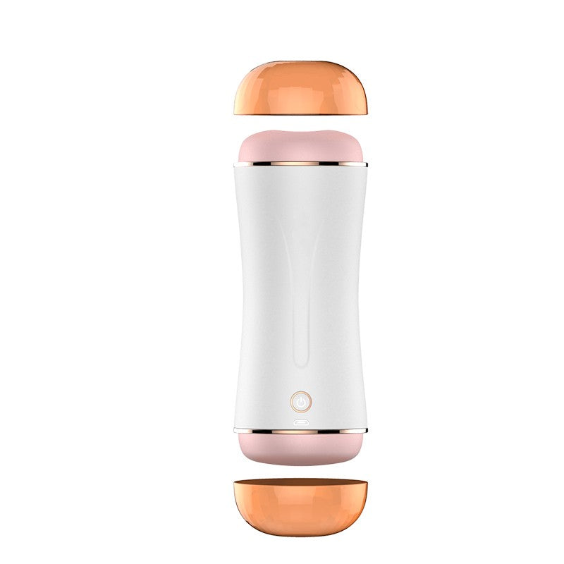 Foxshow Cyber Skin Vibrating Interactive Double Masturbator