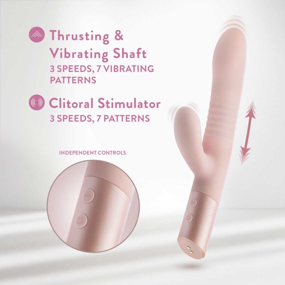 Fraya Thrusting Rabbit Vibrator Silicone