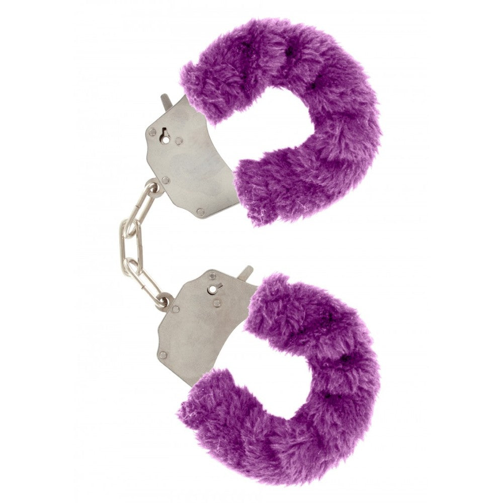 Furry Fun Purple Massive Down Handcuffs