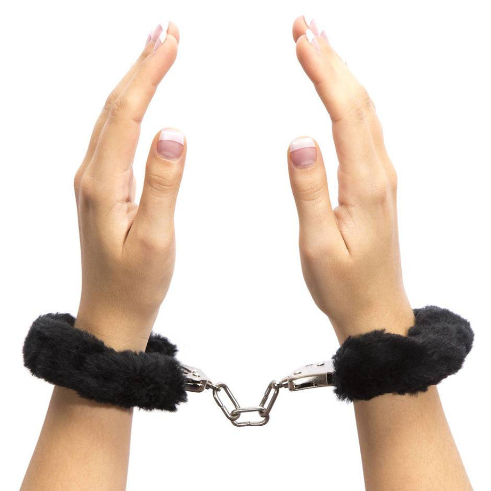 Furry Fun massive down handcuffs black