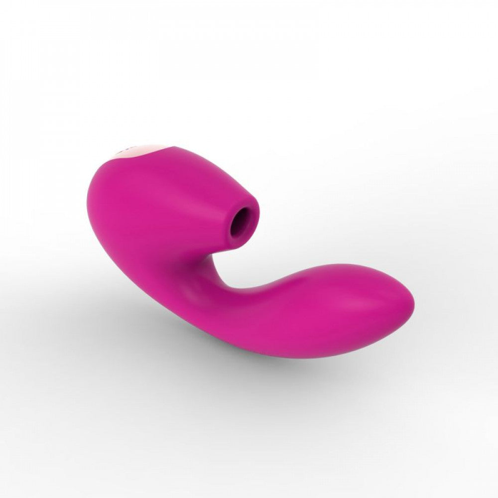 G-spot rabbit vibrator made of silicone with Magnificent suction effect