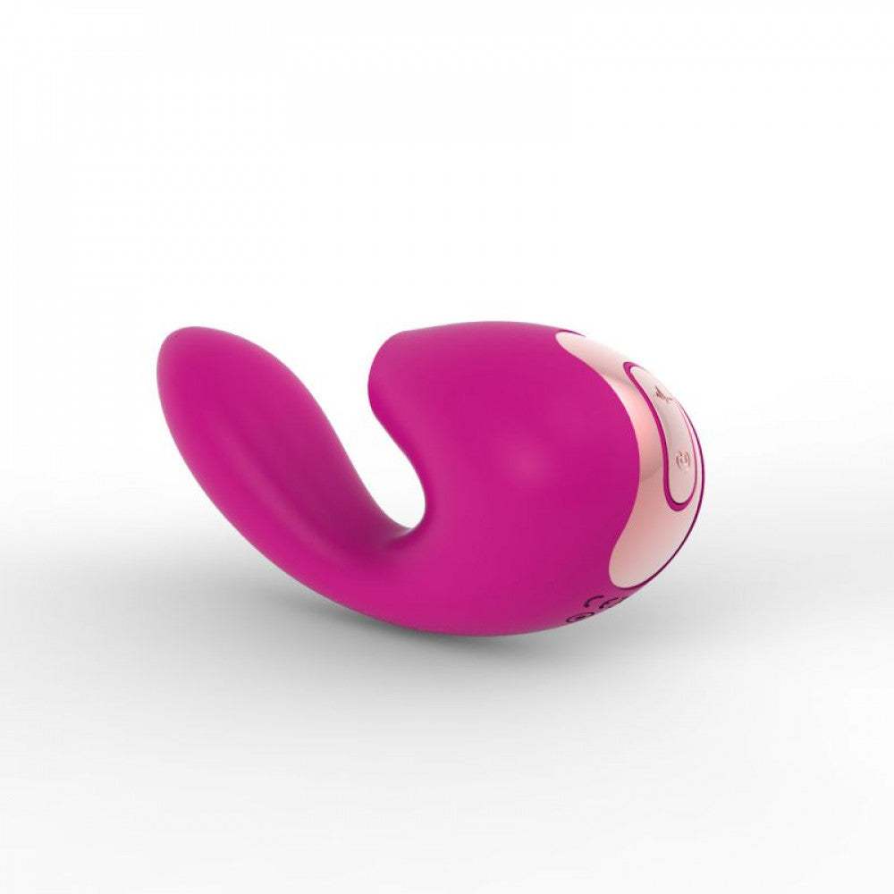 G-spot rabbit vibrator made of silicone with Magnificent suction effect