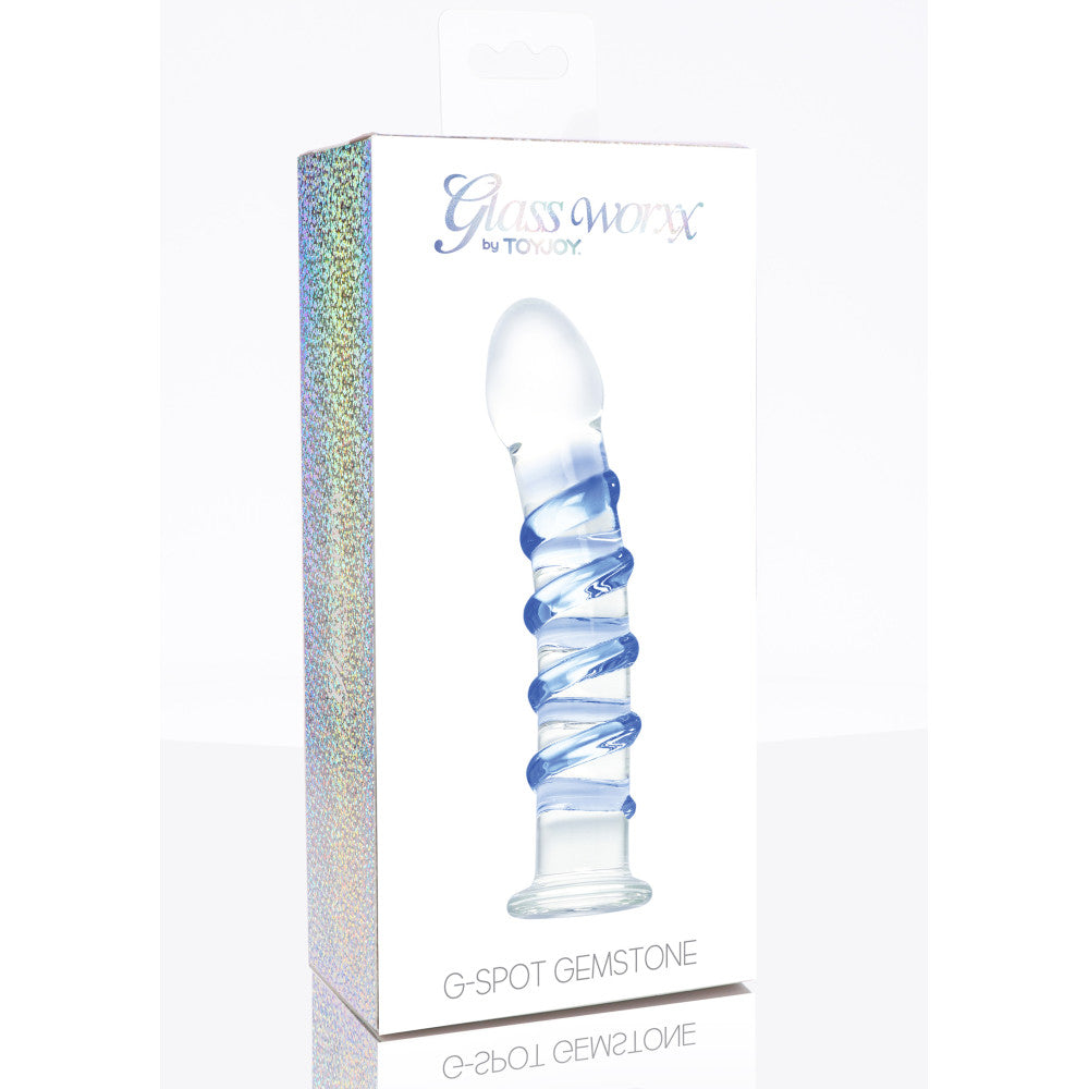 Gemstone Glass G-Spot Dildo