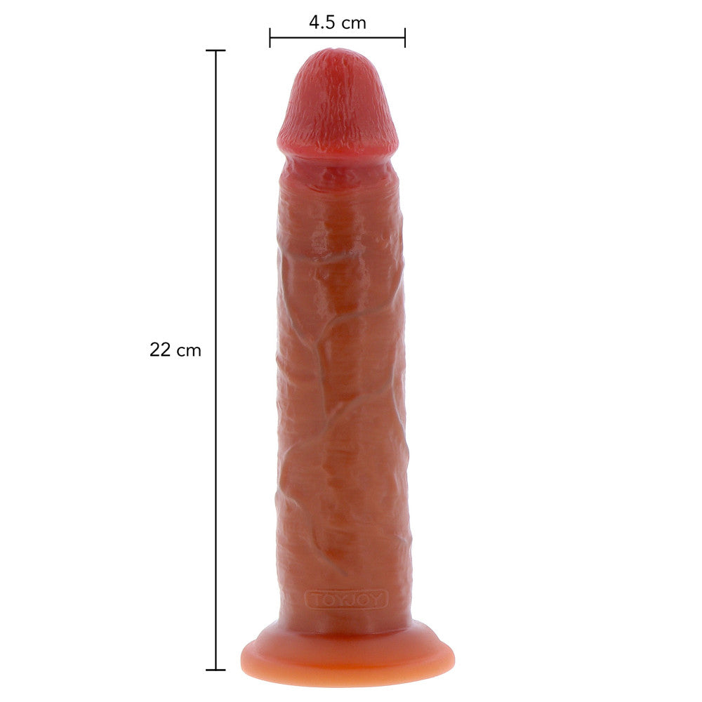 Get Real Foreskin Dong 22 cm Realistic Silicone Dildo