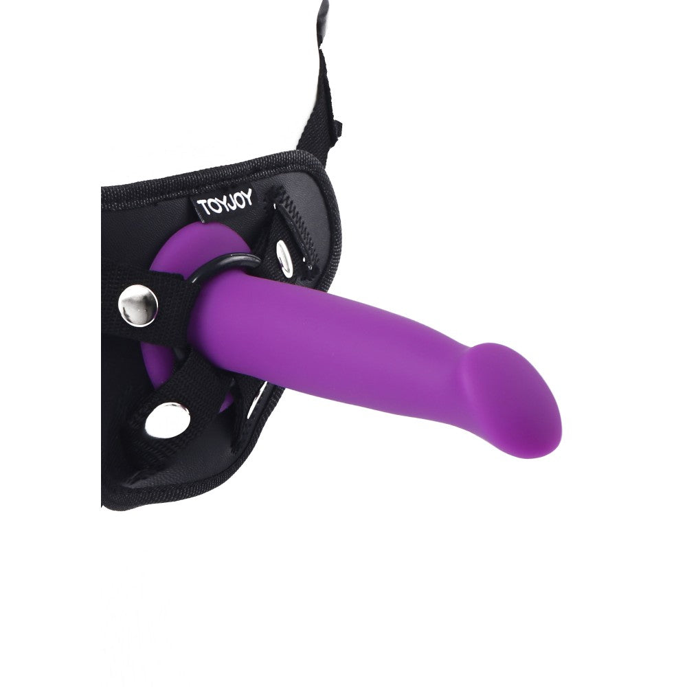 Get Real Goodhead 6" Purple Vacuum Base Silicone Dildo