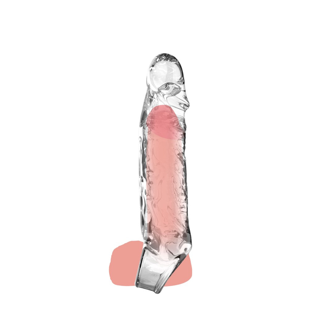 Get Real Penis Extender Sleeve Medium Transparent