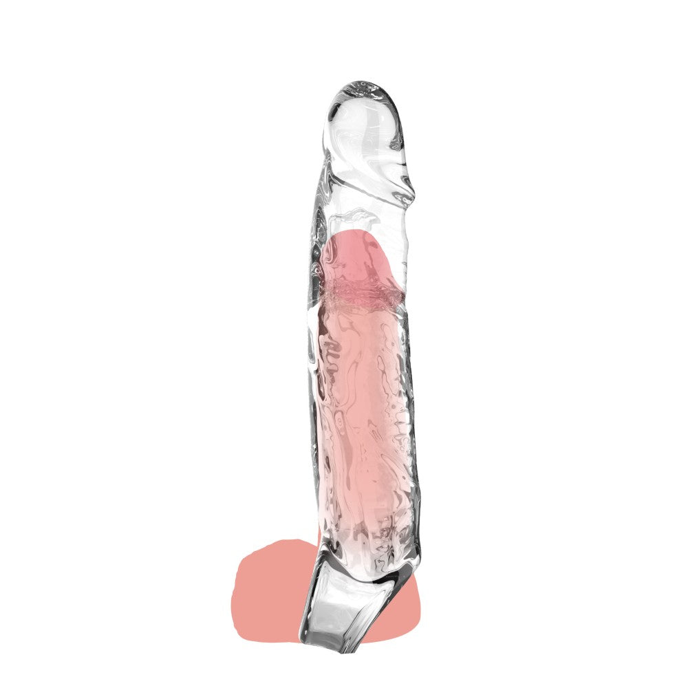 Get Real Realistic Penis Extender Large Transparent