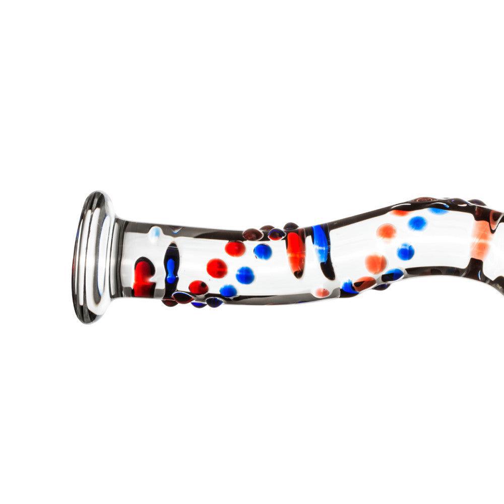 Gildo #3 Textured Curved Glass Dildo