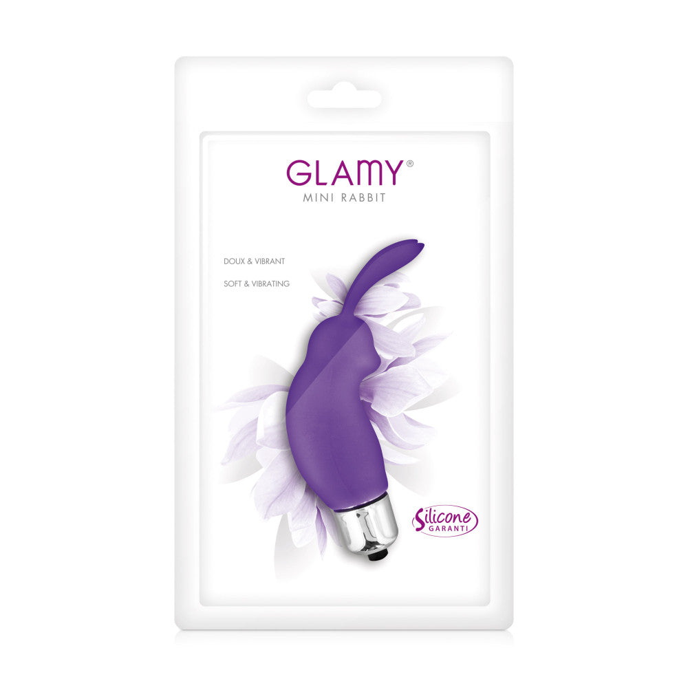 Glamy silicone bunny mini clitoris stimulator