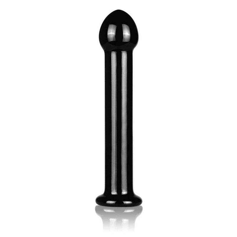 Glass dildo Glass Romance 01 black