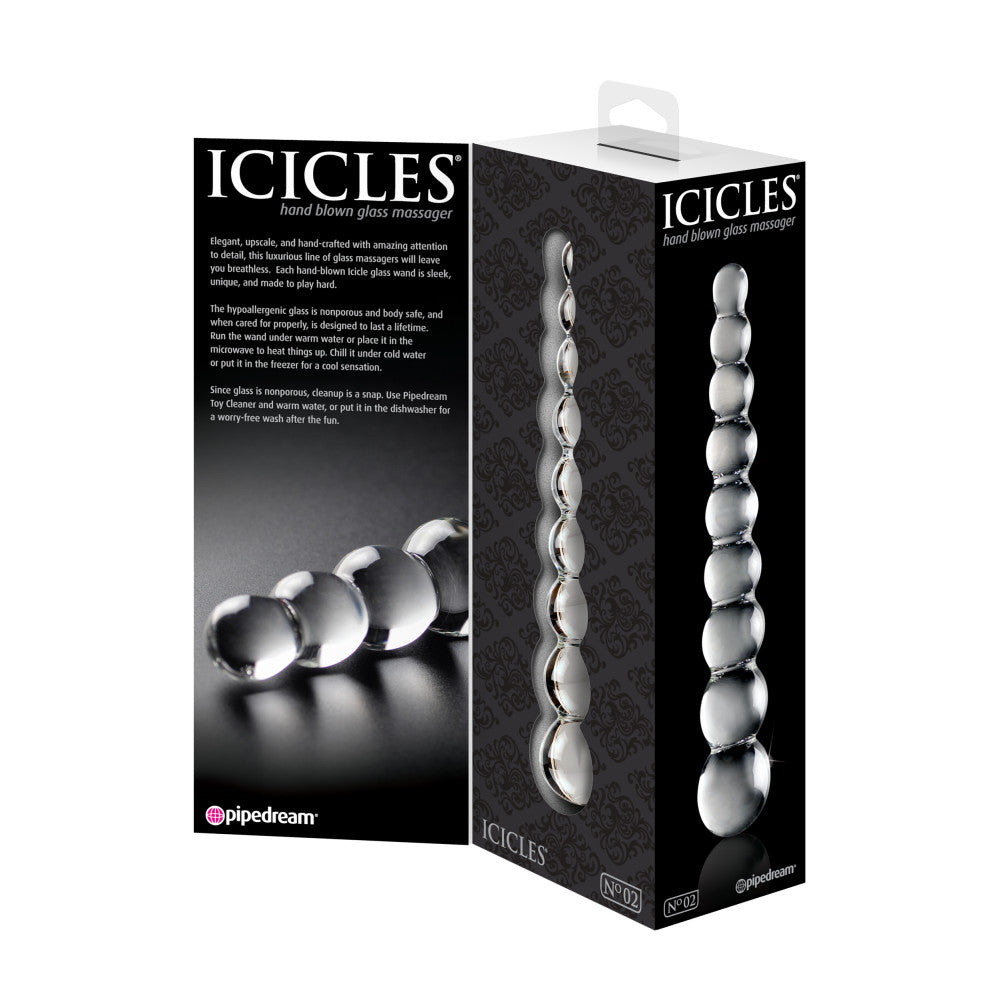 Glass dildo Icicles 02