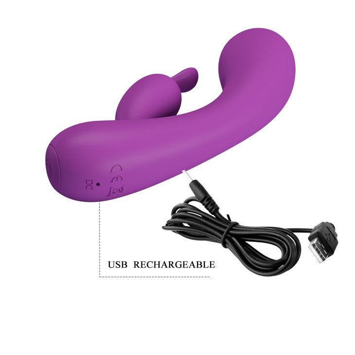 Grace Rechargeable Soft Silicone Rabbit Vibrator