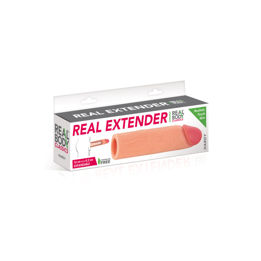 Hardy realistic silicone penis extender