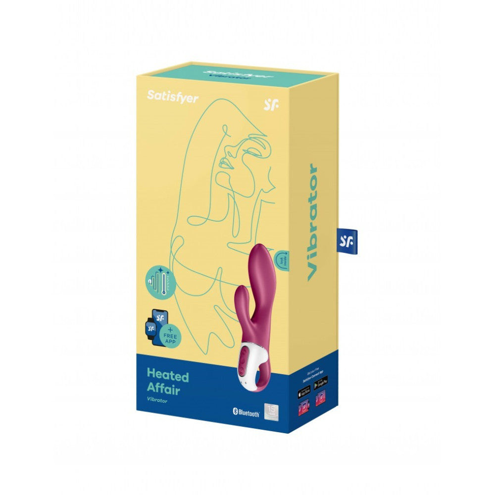 Heated Rabbit Vibrator and App Satisfyer Heated Affair