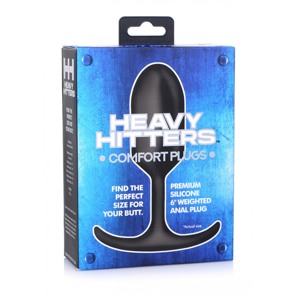 Heavy Hitters 6" Weighted Silicone Butt Plug