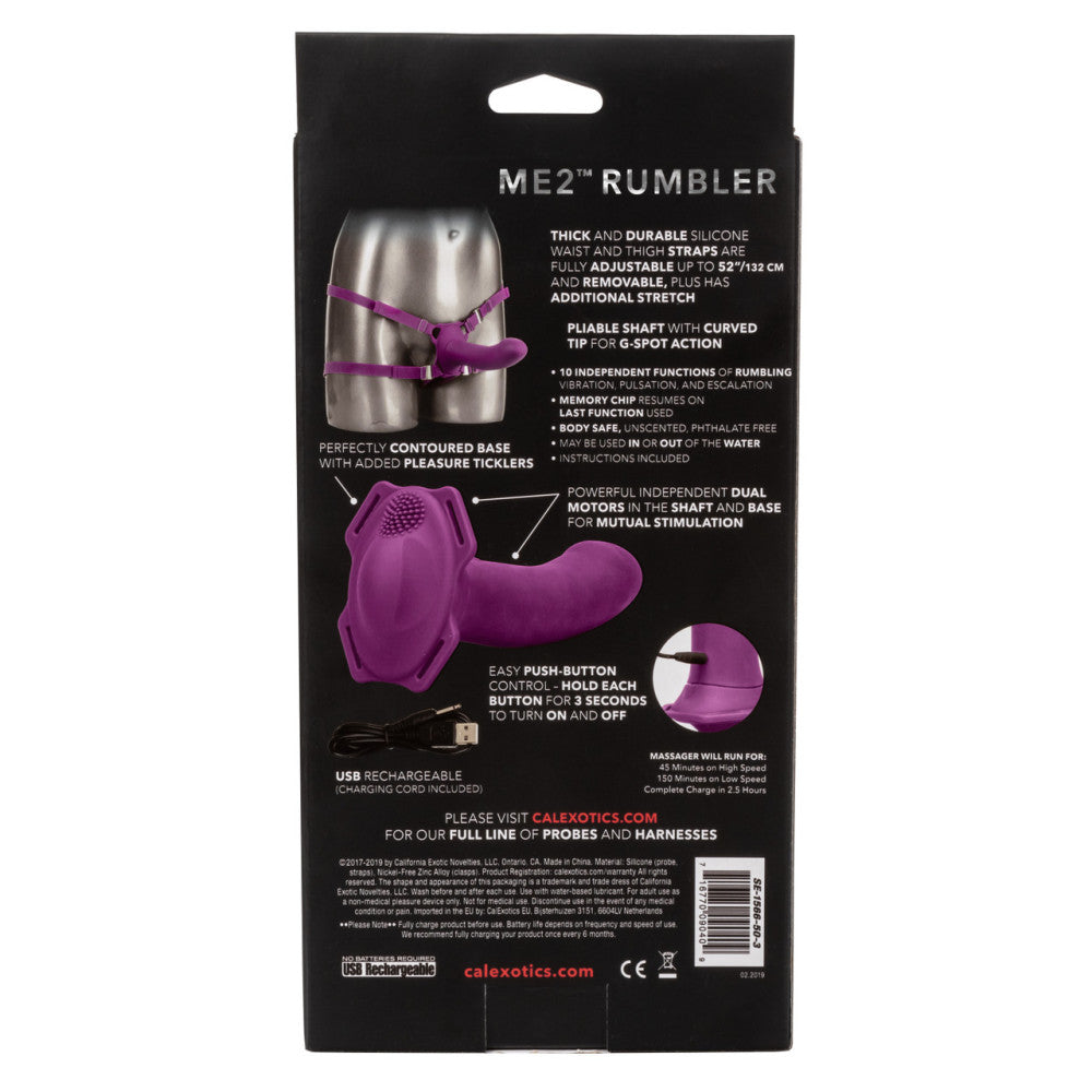 Her Royal Harness Rumbler silicone strap-on vibrating dildo