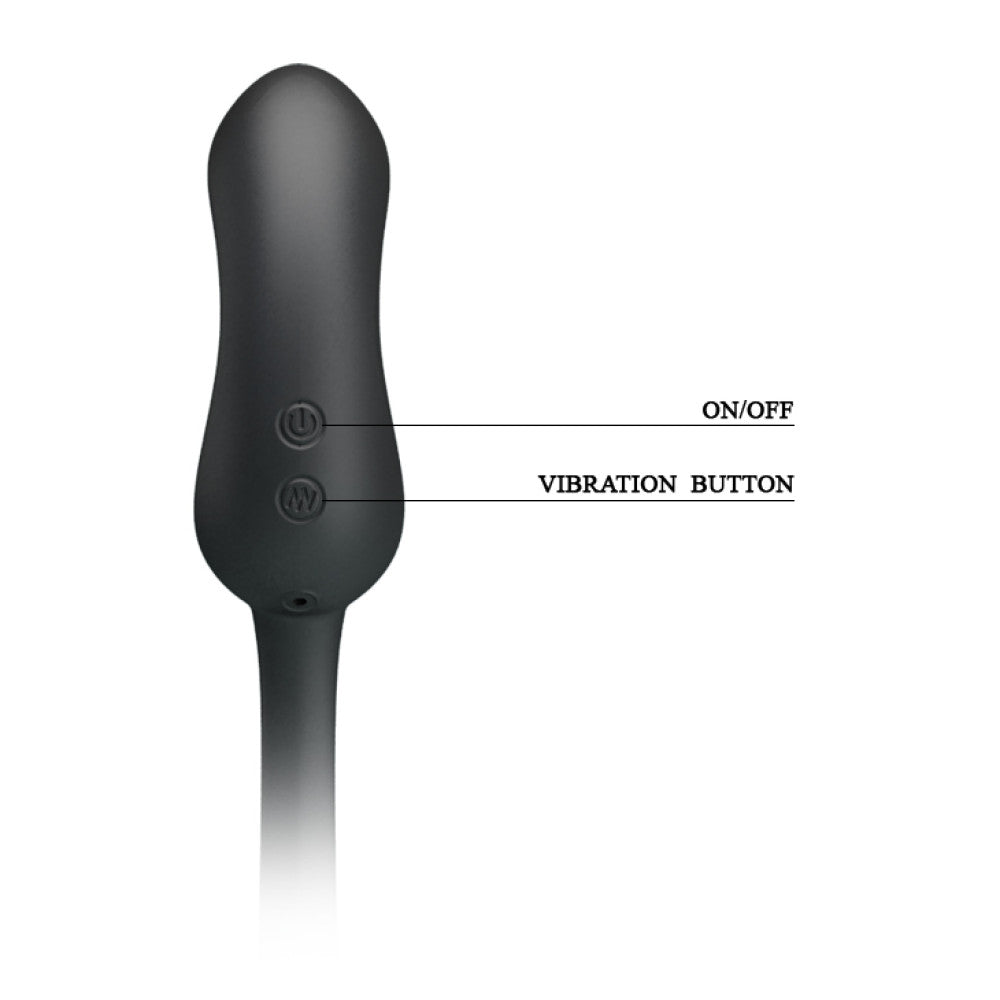 Hercules Rechargeable Vibrating Stimulator with Cock Extender