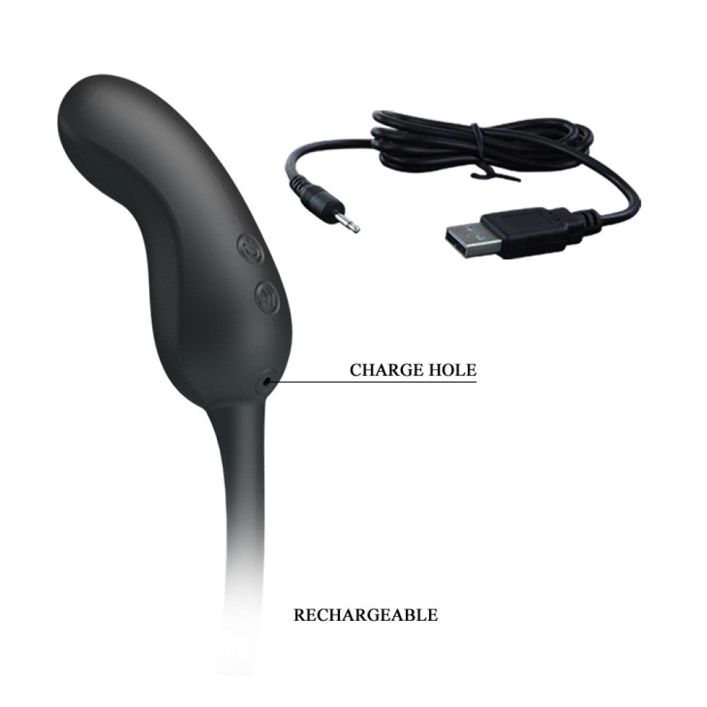 Hercules Rechargeable Vibrating Stimulator with Cock Extender