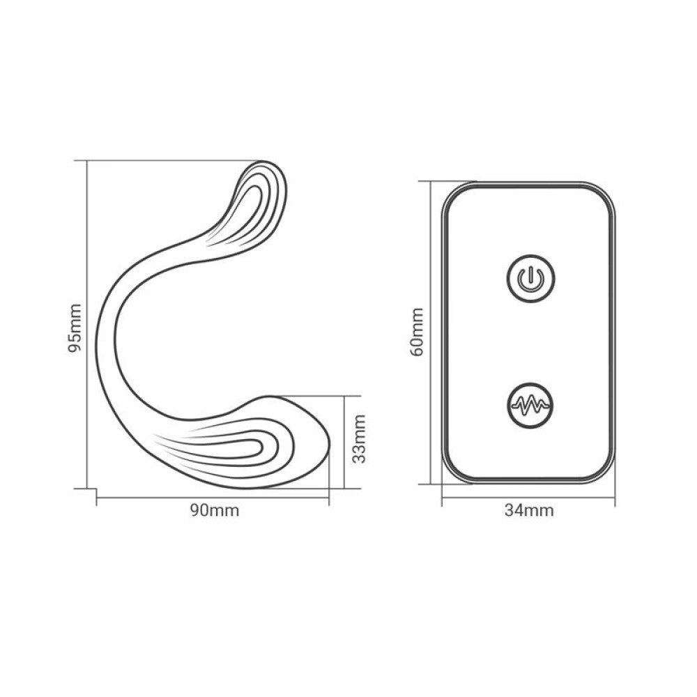 Herrules Nami Silicone Vibro Egg with Remote