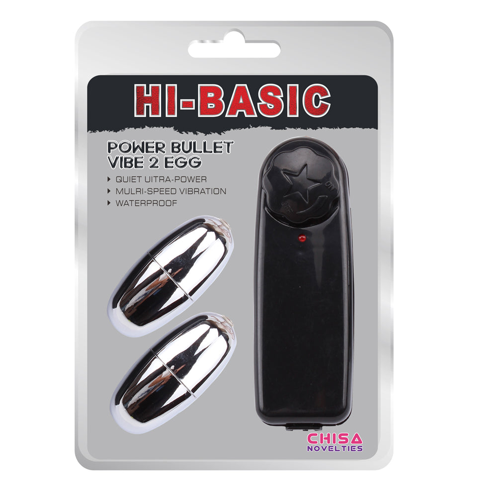 Hi-Basic Power Bullet Remote Vibro Eggs