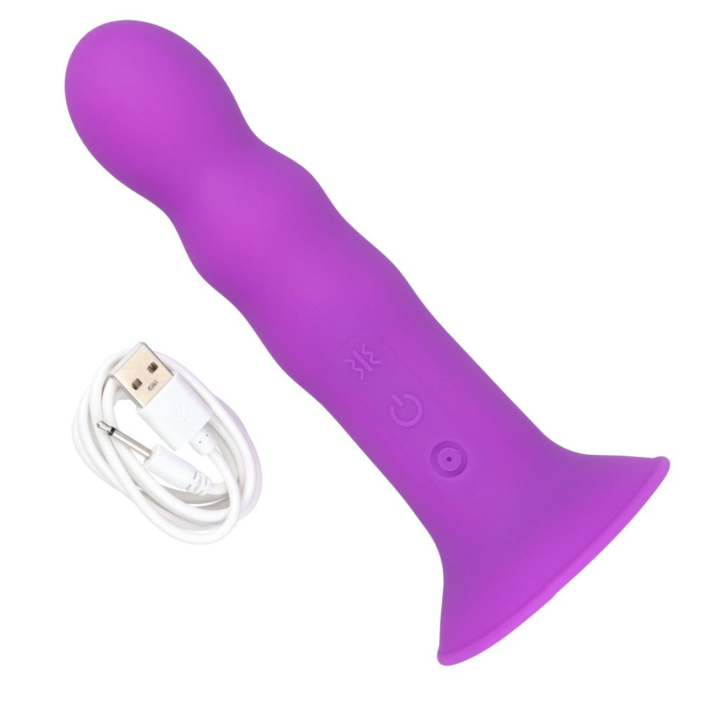 Hitsens 3 silicone vibrating dildo