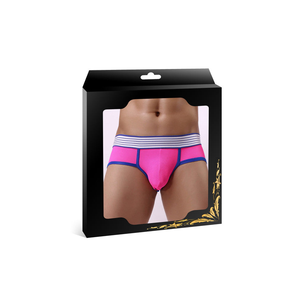 Hollywood Jock Sexy Men's Open Butt Boxers Pink