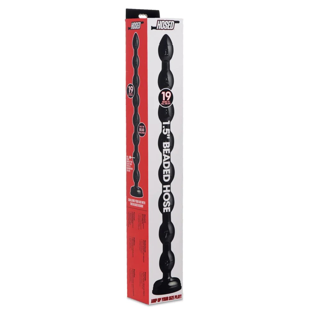 Hosed 19" Large Flexible Vacuum Base Anal Rosary