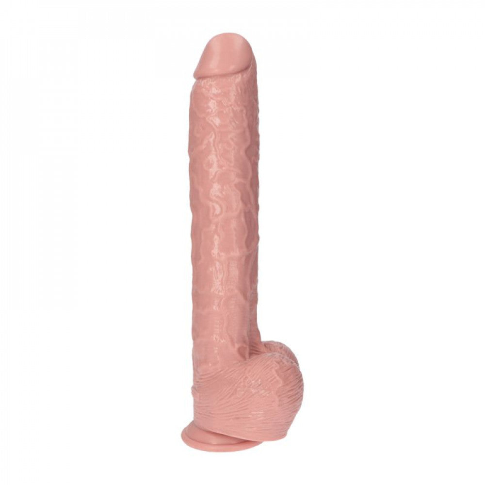 Huge realistic dildo with testicles and vacuum base Golia 15.5"