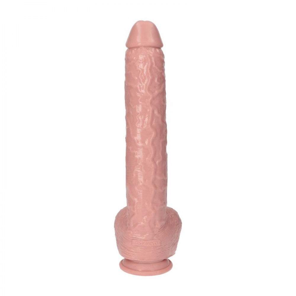 Huge realistic dildo with testicles and vacuum base Golia 15.5"