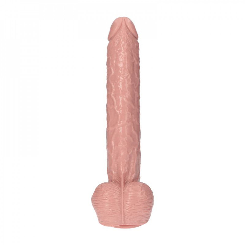 Huge realistic dildo with testicles and vacuum base Golia 15.5"