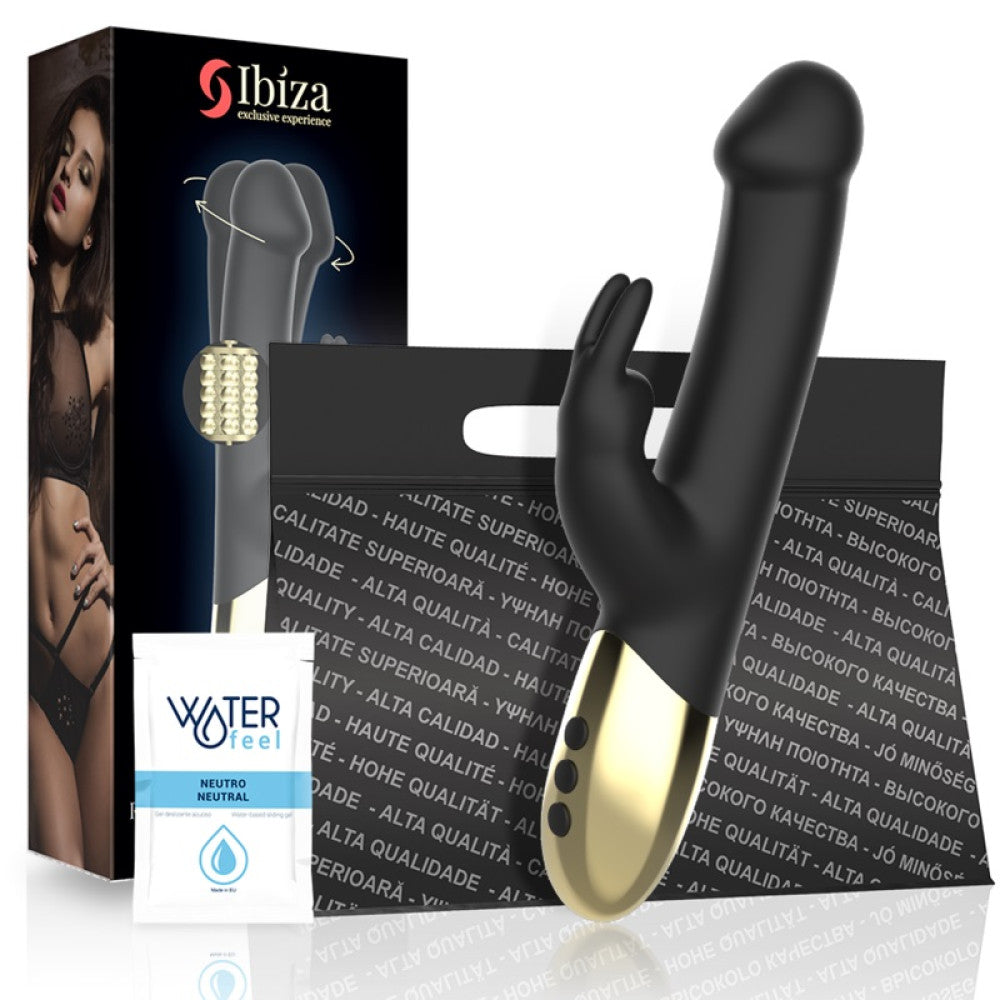 Ibiza Rotating Rabbit Vibrator With Rotation