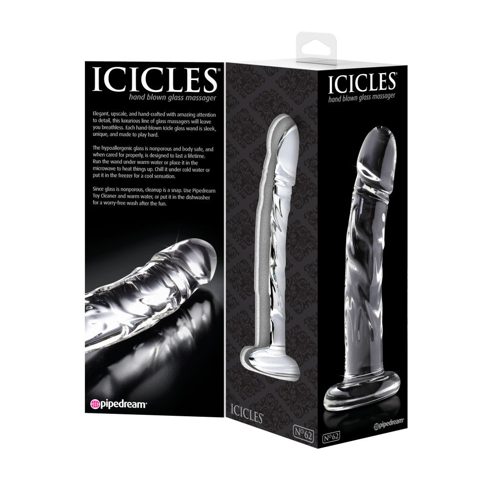 Icicles Luxury Realistic Glass Dildo