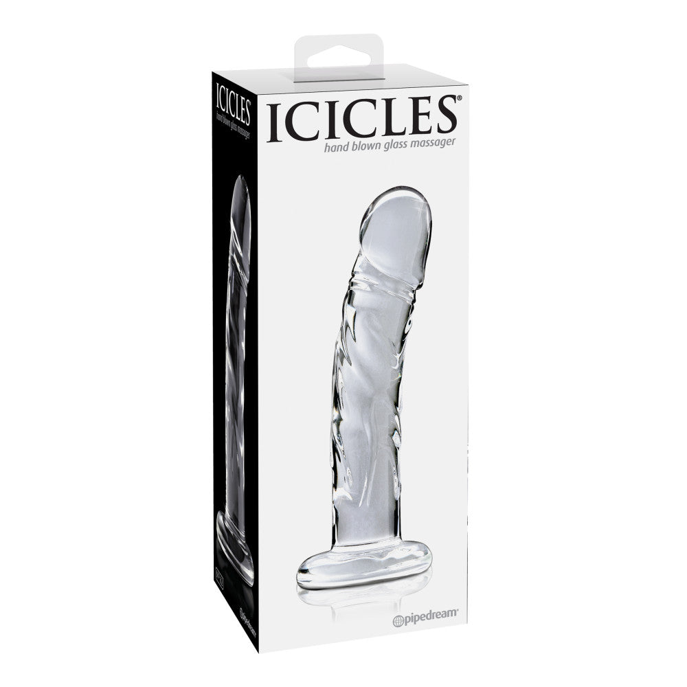 Icicles Luxury Realistic Glass Dildo