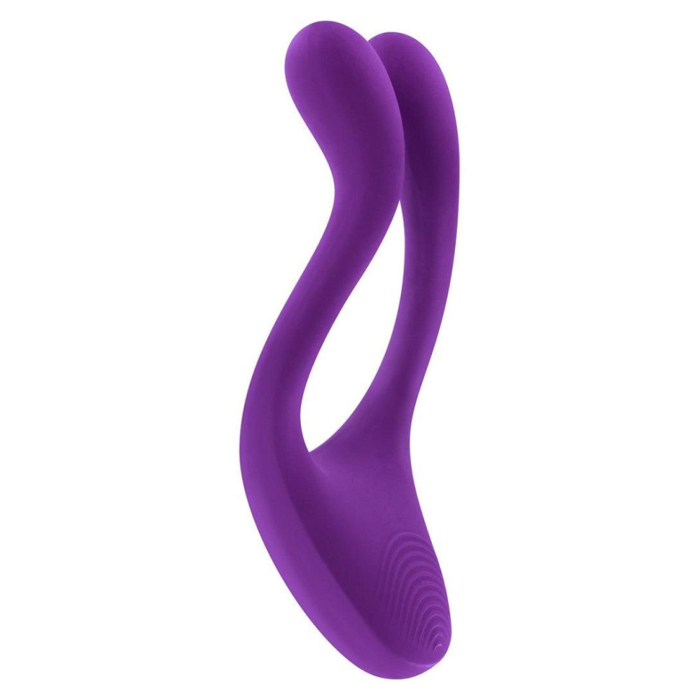 Icon Purple Rechargeable Silicone Couples Stimulator