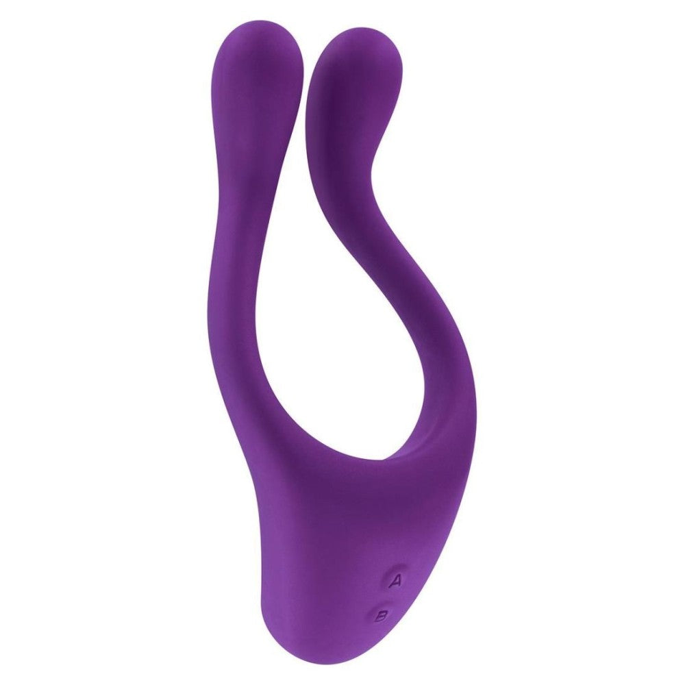 Icon Purple Rechargeable Silicone Couples Stimulator