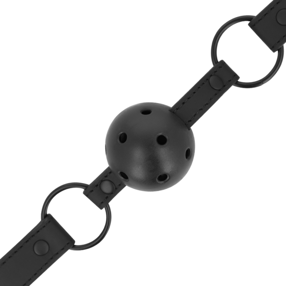 Intense Fetish Adjustable Ball Gag With Holes