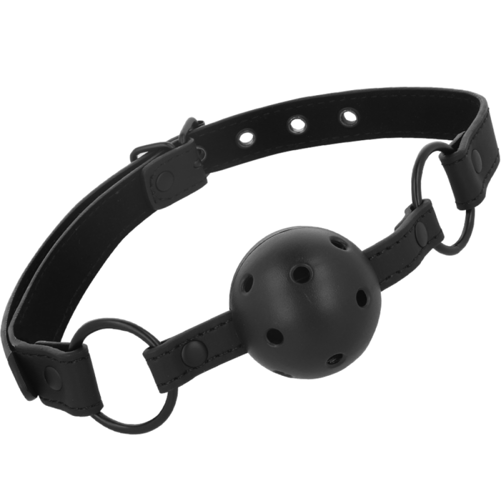 Intense Fetish Adjustable Ball Gag With Holes