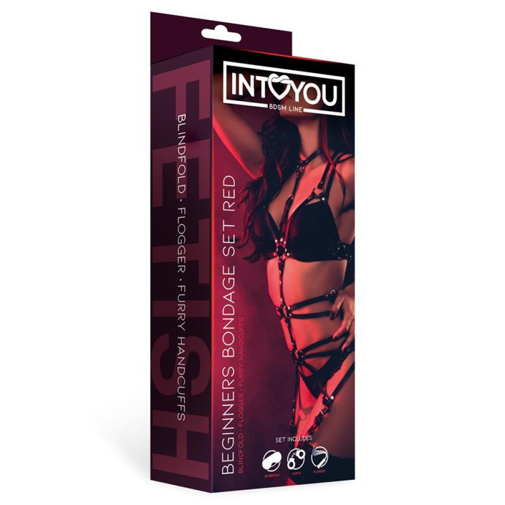 Intoyou Beginners Bondage Set of 3 Pieces Red