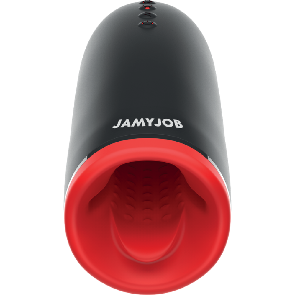 Jamyjob Spin-X Rechargeable Warming and Vibrating Rotating Masturbator