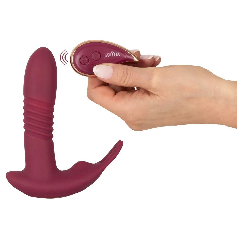 Javida Silicone Underwear Vibrator Red