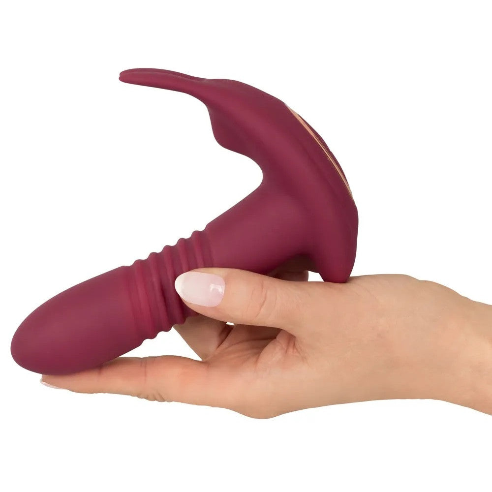 Javida Silicone Underwear Vibrator Red